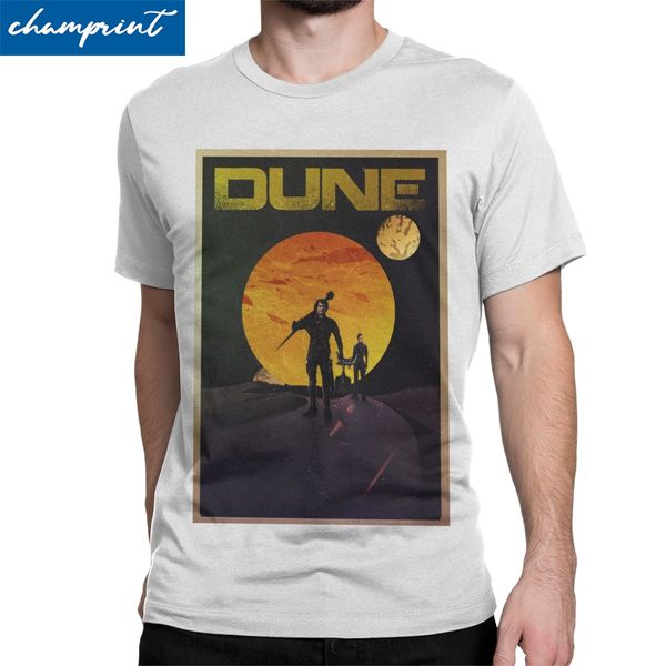 

мужчины dune medmadbetdn тенниска arrakis песчаного червя научная фантастика одежда смешные короткие рукава tee shirt плюс размер t-shirt