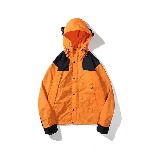 

mens designer jacket splicing contrast color jackets fashion mens brand windbreaker coat windproof antistatic outdoor streetwear, Black;brown