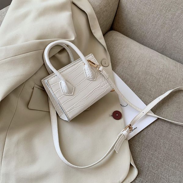 

super mini pu leather crossbody bags for women 2020 crocodile pattern shoulder handbags female travel lipstick totes
