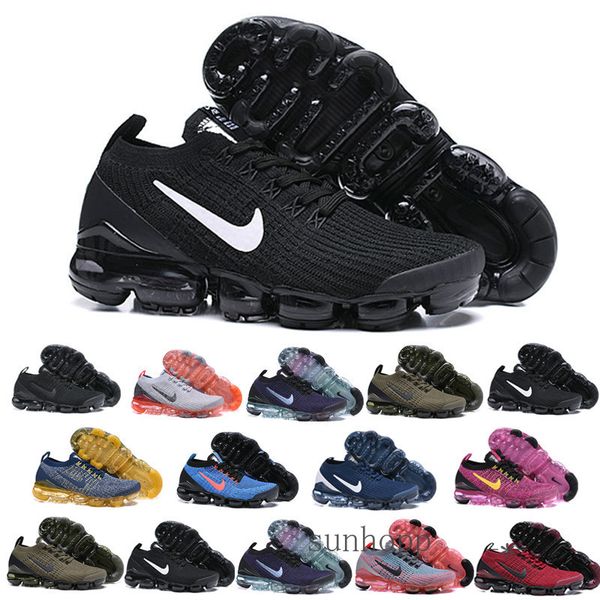 

knit 1.0 2.0 3.0 mens running shoes triple white black heritage cushion trainer men women outdoor sports sneakers 36-45 ffh58