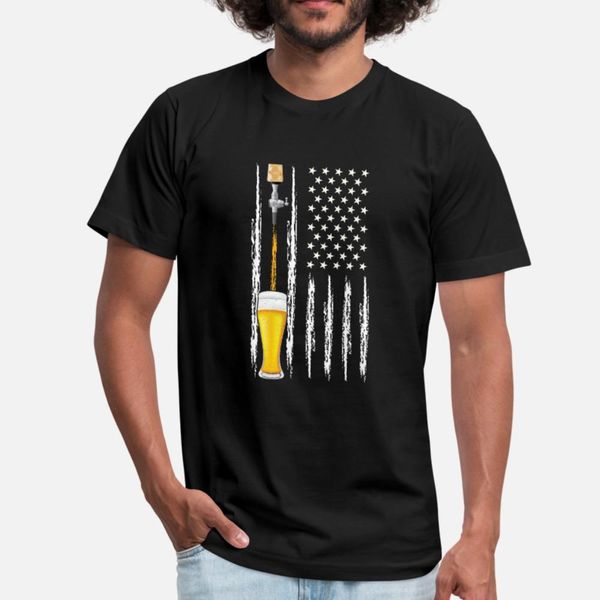 

craft beer любовь американский флаг сша 4 июля brewery тенниска мужчины заказной размер футболка s-3xl trend сумасшедшая комфортная весна об
