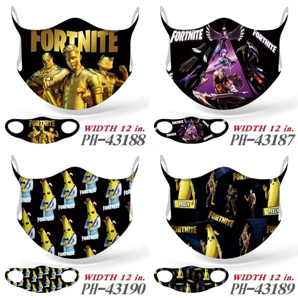 

designer face mask fashion cotton face printing masks print camouflage ice silk sunscreen spring and summer dustproof#108, Black