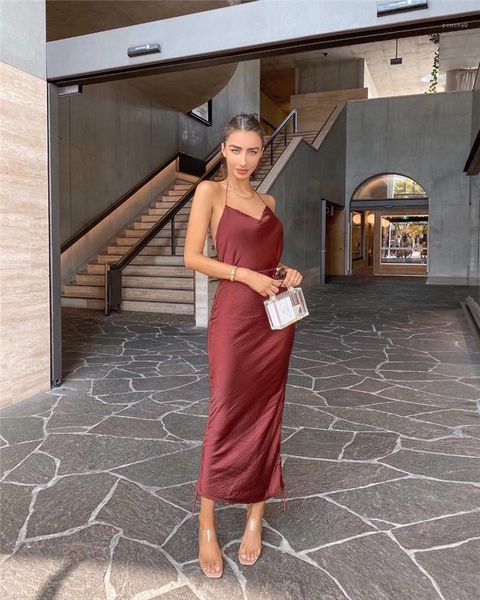 

lace-up mid-long dresses fashion halter sleeveless bodycon dresses casual womens dresses womens clothing women designer adjustable, Black;gray