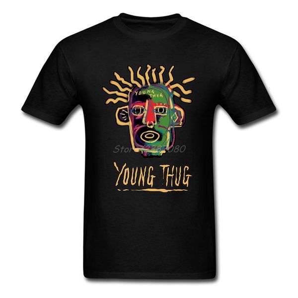 

young thug vintage t shirt 3xl пользовательские короткий рукав мужская рубашка top интернет o-образным вырезом хлопок мужчины рубашки