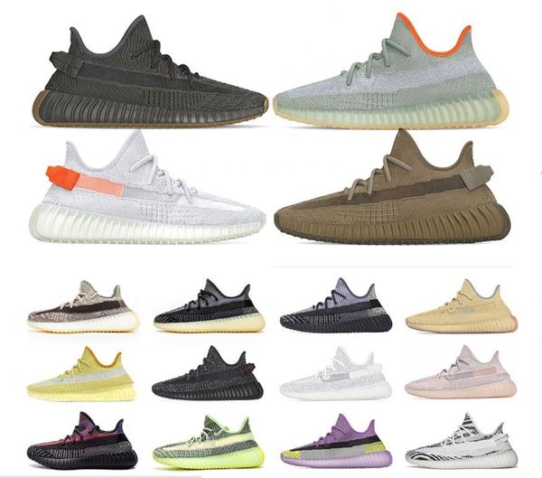 

2020 kanye west reflective eliada asriel abez israfil oreo sulfer cinder desert sage marsh flax mens running shoes women trainers sneakers, White;red