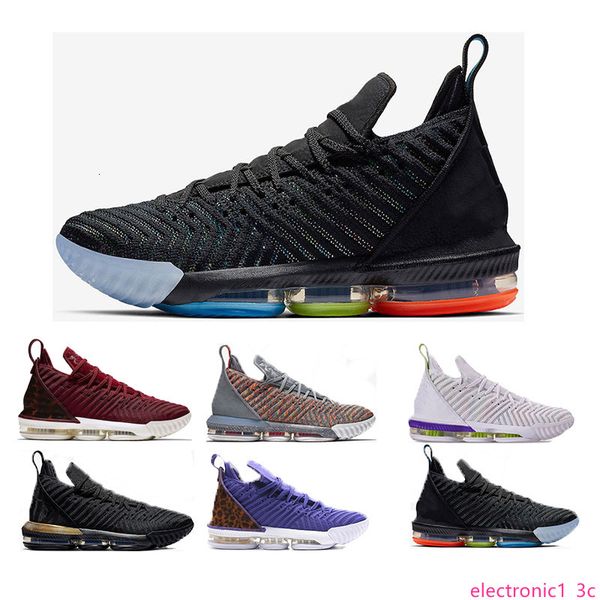 

luxury xvi 16s james basketball shoes mens brand designer equality home oreo white court purple multicolor running shoes size 7-12, Black