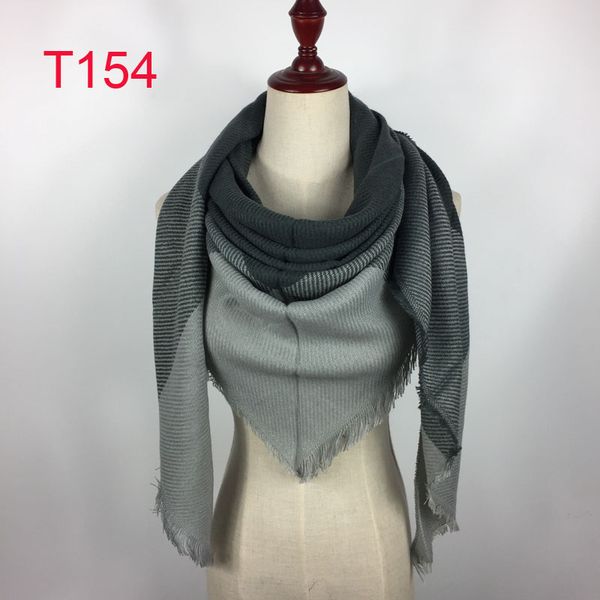 

2018 women plaid scarves grid tassel oversized check shawl tartan cashmere triangle scarf winter neckerchief lattice wraps, Blue;gray