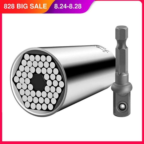 

universal socket professional tools 9-27mm torque wrench set head key sleeve socket ratchet spanner power drill hand tools