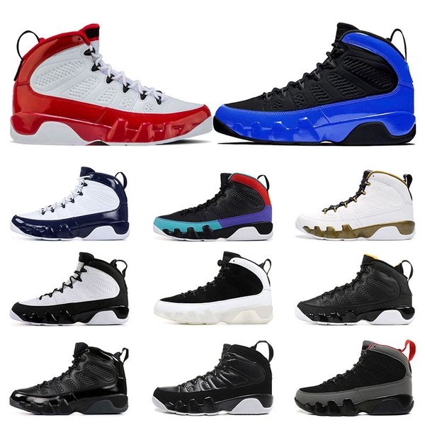 

2020 gym red dream it,do it racer blue men basketball shoes 9s unc la bred anthracite sports trainers sneaker size 7-13