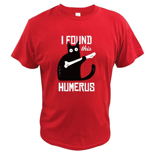 

i found this humerus t shirt black cat with a bone funny digital print crew neck casual short sleeves