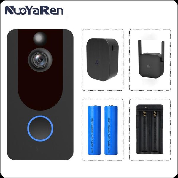

doorbells v7 smart doorbell camera ip 1080p phone door bell for apartments ir alarm wireless security intercom wifi video