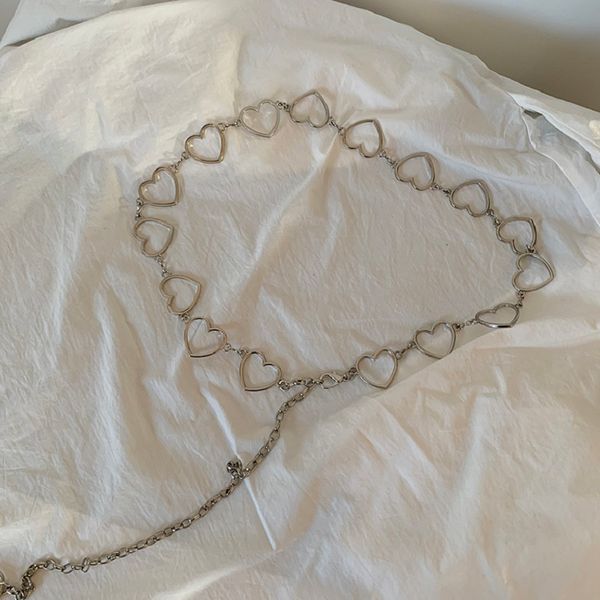 

korea ulzzang sweet couple butterfly chain vintage ins summer new female fun casual fashion large size solid color new belts, Black;brown