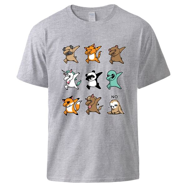 

animal dog tiger print tshirts 2020 summer short sleeve tshirts male casual 100% cotton sportswear hip hop fashion t shirts tee