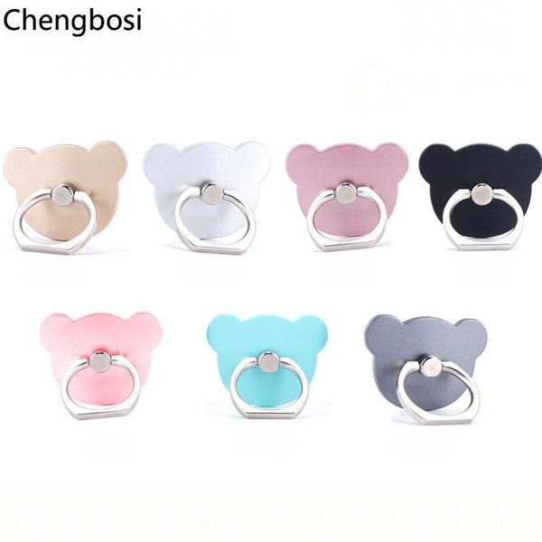 

cgjxsbear ultra -thin metal stent accessories mobile phone holder stand finger ring for cute cell smart phone holder iphone x xs max