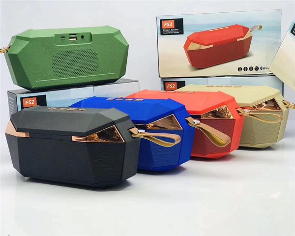 

f52 bluetooth speakers wireless shower handsmic suction chuck car ortable mini mp3 super bass call receive