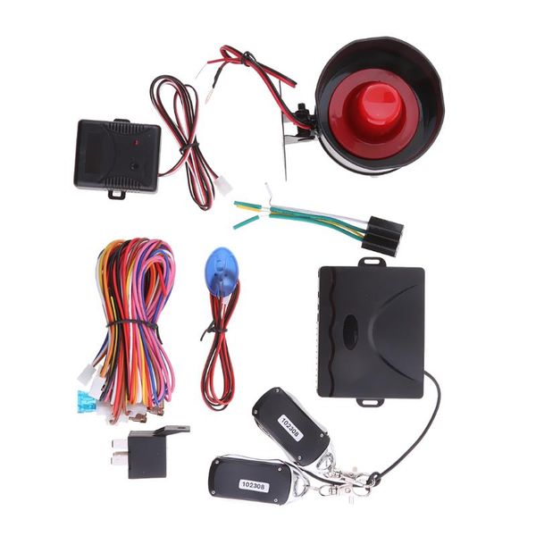 

universal car 1 way alarm security system remote central lock kit anti-theft