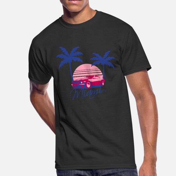 

mus miami beach palms logo design t shirt men designs short sleeve plus size 3xl homme fit building spring trend shirt