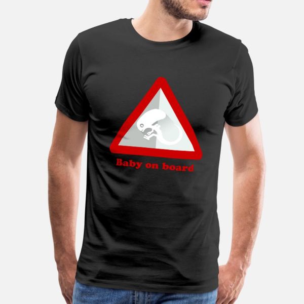 

baby alien on board t shirt men character 100% cotton crew neck loose new style spring original shirt