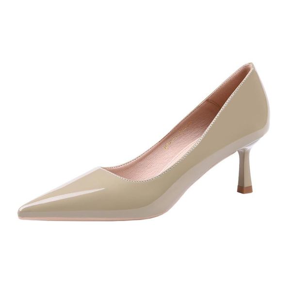 

women's stiletto heels fashion pointed shallow high heels banquet professional women's shoes, Black
