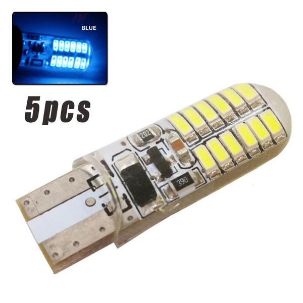 

5pc/set car boat led flashing light parking license plate indicator lamp replace
