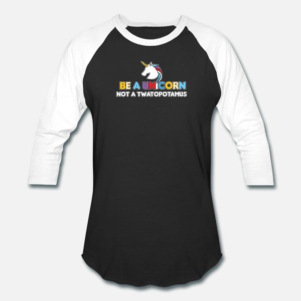 

funny statement be a unicorn not a twatamus t shirt men custom short sleeve o-neck basic solid sunlight breathable summer formal shirt