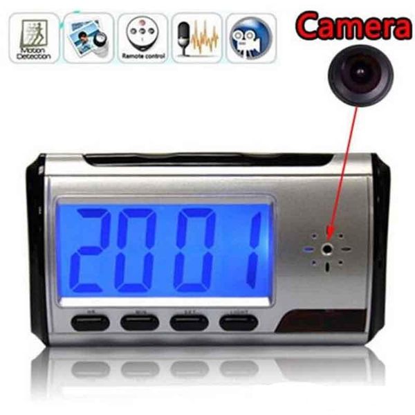 

mini video recorder clock camera hd cam camcorder with remote clock motion detection