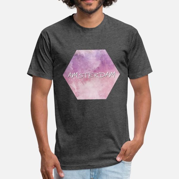 

амстердам футболка мужчины персонализированного tee shirt s-xxxl уникальный сумасшедший здания летний стиль стандартная рубашка