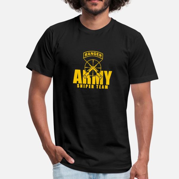 

ranger sniper team army t shirt men design cotton o neck gents interesting funny casual spring leisure shirt
