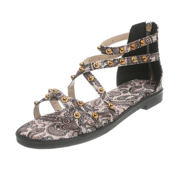 

sandals women 2020 summer new women's shoes korean wild beach shoes flat women's, Black