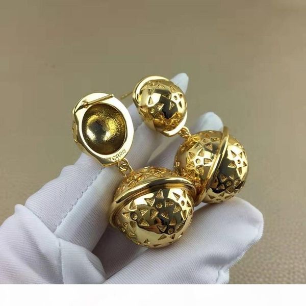 

luxury women earrings ale yellow gold plated star balls earrings for girls women for party wedding nice gift, Golden;silver