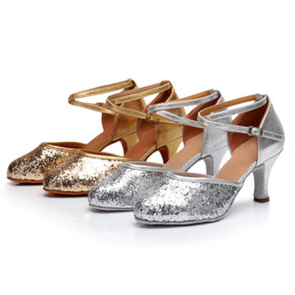 

professional women dance shoes new low high heels 5-7cm soft bottom latin dance shoes ladies tango shoe salsa female pumps, Black