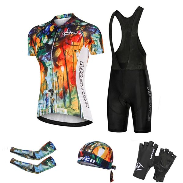

mieyco summer women mtb bike cycling clothing breathable mountian bicycle clothes ropa ciclismo quick dry cycling jersey sets, Black;blue
