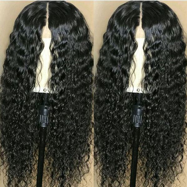

natural black lace wig curly brazilian remy glueless lace front human hair wigs natural hairline pre plucked with baby hair