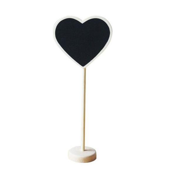 

board shape wooden 5pcs number mini place board diy mini blackboard message chalkboard cards wood message signs black heart qylcib mywjqq
