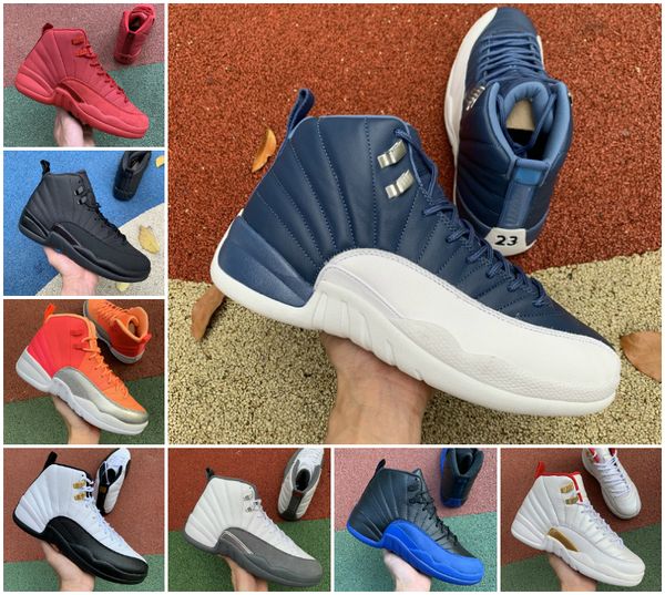 

jumpman 12 12s taxi mens flu game royal basketball shoes ovo white university gold black retroes indigo playoff winterized designer sneakers