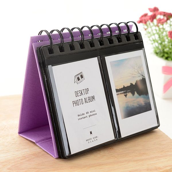 

68 карманы mini 3inch несброшюрованные instant photo paper wedding album настольный календарь