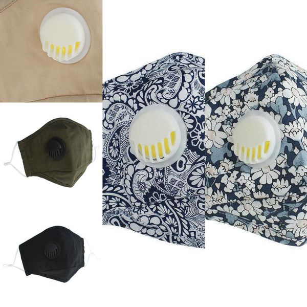 

mask reusable new washable pm2.5 anti-dust 2020 face masks valve protective cotton face ma 5vbd