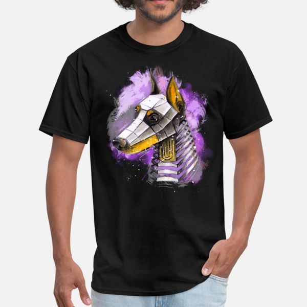 

watercolor futuristic dog with splashes t shirt men print cotton s-xxxl family crazy new style spring natural shirt