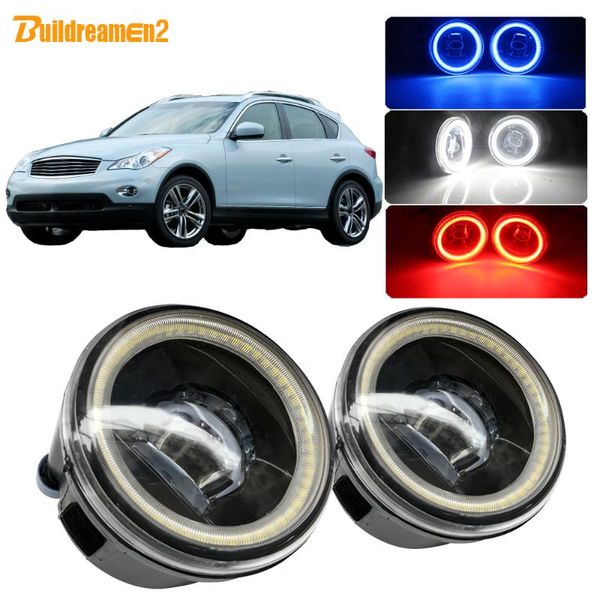 

buildreamen2 car 4000lm h11 led fog light lens angel eye drl 12v for infiniti ex ex25 ex35 ex37 2008 2009 2010 2011 2012 2013