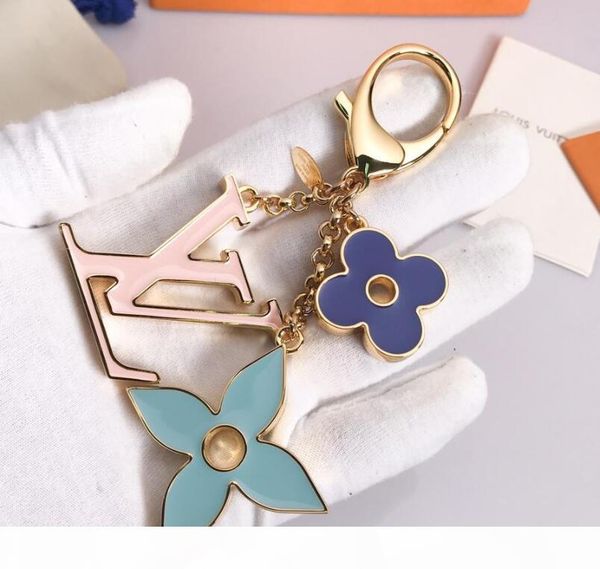 

2019 new luxury keychain cirle fashion car keychains stainless steel designer women keychain for gifts with box original box, Silver