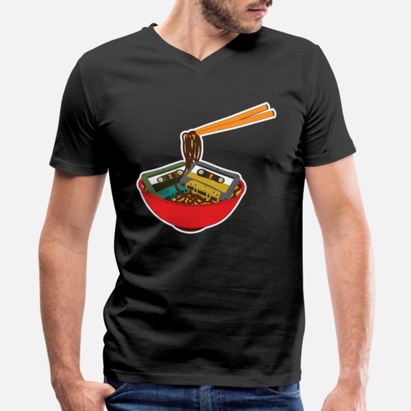 

mixtape кассета лапша рамена аудиокассета тенниска мужчина настройка с коротким рукавом вокруг шеи trend незакрепленной комфортной весна осе