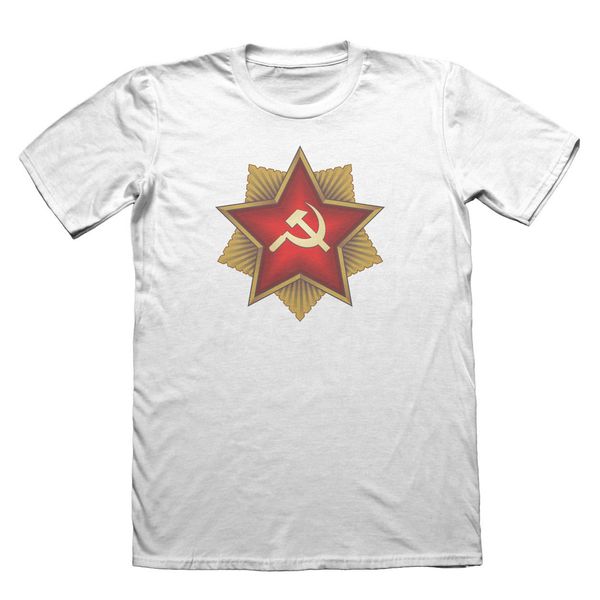 

2019 summer style fashion communist symbolism star t-shirt - men's fathers day christmas gift tee shirt