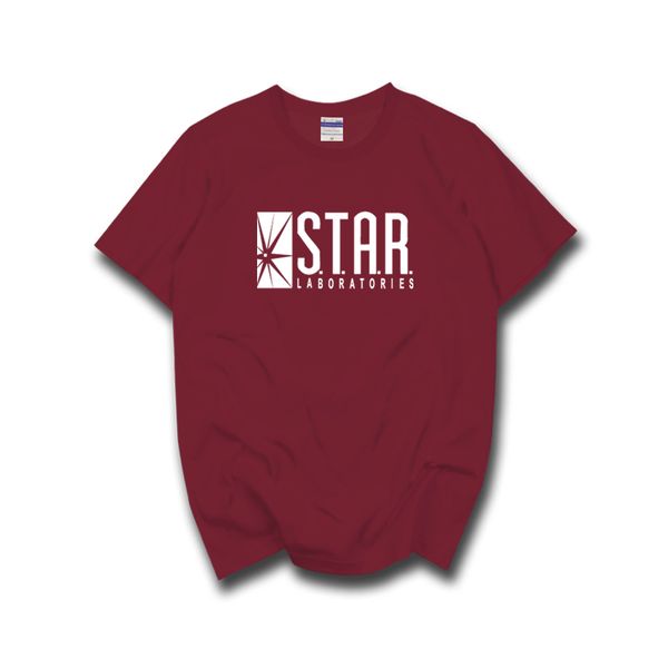 

2020 new the flash superhero sleeve t shirt star laboratories star labs joggers homme s summer jersey men
