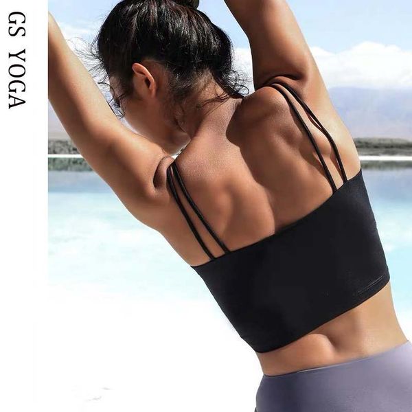 

woman straps fitness bras sports bra active wear fitness vest for sport bh female yoga crop women gym brassiere, White;black
