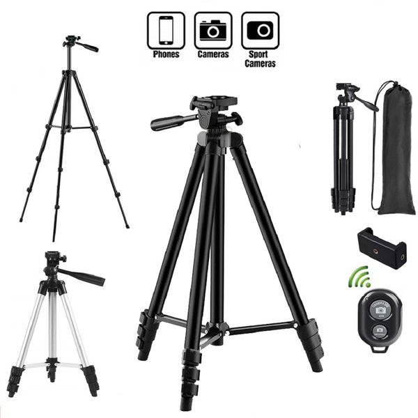 

phone camera tripod selfie stand smartphone holder clip pgraphy portable adjustablestand mount control youtube live video