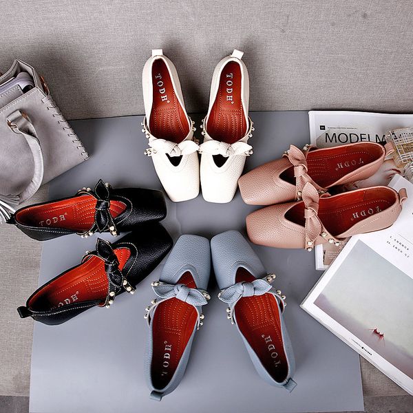 

solid casual crystal basic slip-on pumps for women with fashion microfiber low heel ladies pumps square toe single shoes, Black