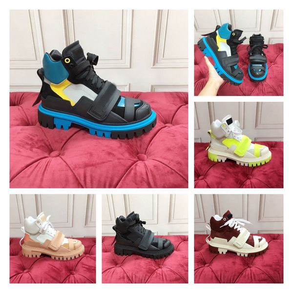 

1classic style autumn winter cake bottom martin boots cool fashion designer versatile lightweight comfortable size 35-40, Black