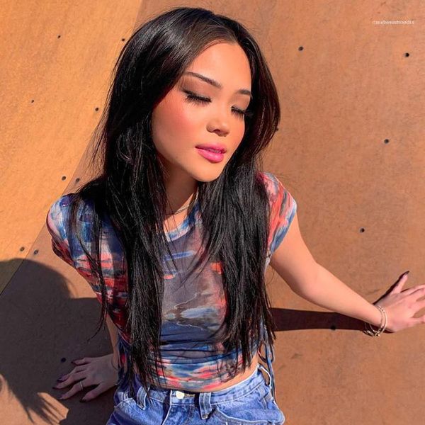 

crew neck tees women clothing women designer camouflage tees fashion contrast color crop casual short sleeve, White