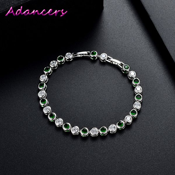 

ladies bracelet round zircon bracelet new fashion fashion jewelry, Black