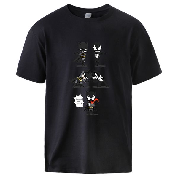 

superhero venom batman summer t shirt 2020 man brand sell cotton tshirt tee fashion short sleeve loose sportswear casual tee
